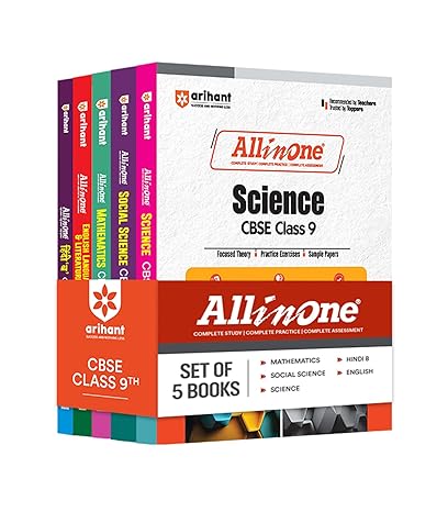 All In One Science, Social Science, Mathematics, English Communication, Hindi B, Class 9th Based On Latest NCERT For CBSE Exams 2025